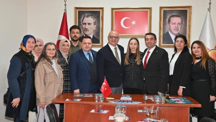 AK Parti Saruhanlı İlçe Başkanlığı Başkan Ergün’ü ağırladı