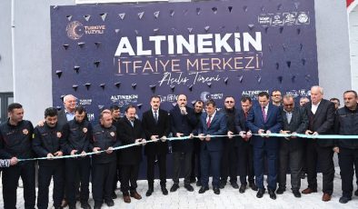 Başkan Altay itfaiye merkezi açılışına katıldı