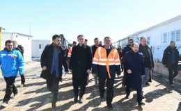 Başkan Gürkan’dan Beydağı konteyner kent alanına ziyaret