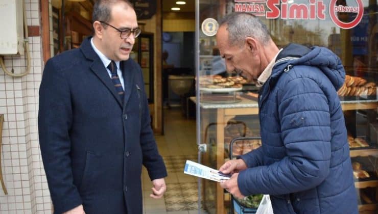 DEVA Partili Oktay Gökkaya Karaköy esnafını dinledi