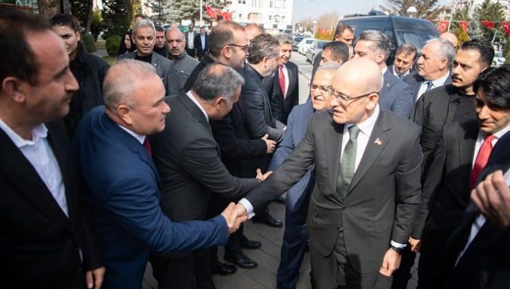 Hazine ve Maliye Bakanı Şimşek’ten Başkan Büyükkılıç’a ziyaret