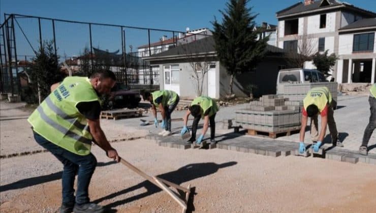 İnegöl’de sokaklar sil baştan yenileniyor