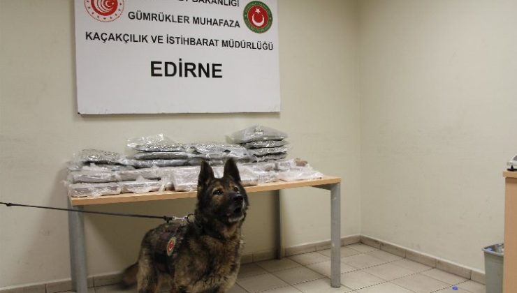 Kapıkule’de 33 kilogram uyuşturucu yakalandı