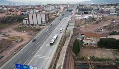 Kaşkaldere Kavşağı’nda ilave köprüye kiriş