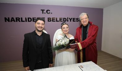 Narlıdere’de çiftlere 14 Şubat sürprizi