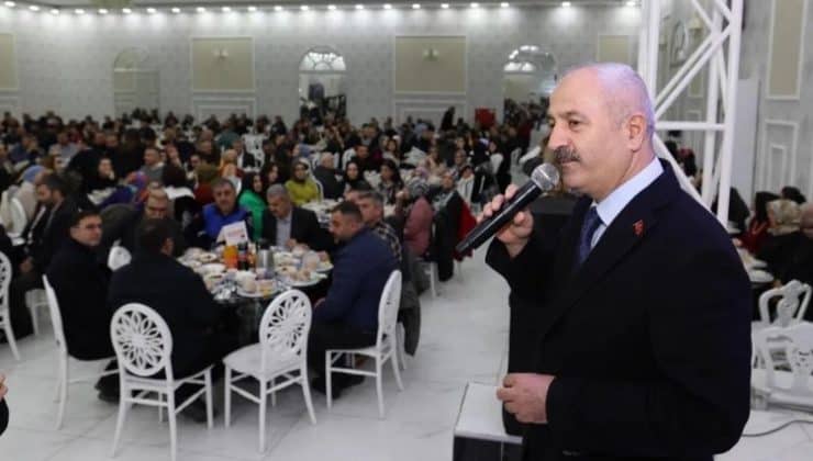 Başkan Büyükgöz mesai arkadaşlarını iftarda ağırladı