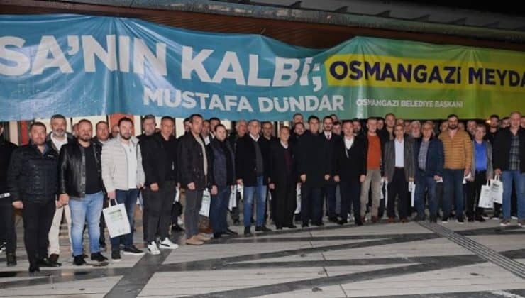 Başkan Dündar taksicilerle iftarda buluştu