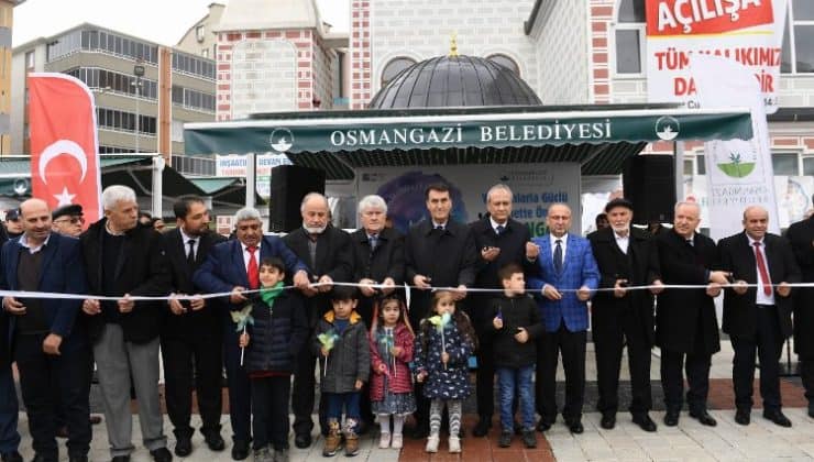 Bursa Osmangazi’den bir camiye daha hizmet