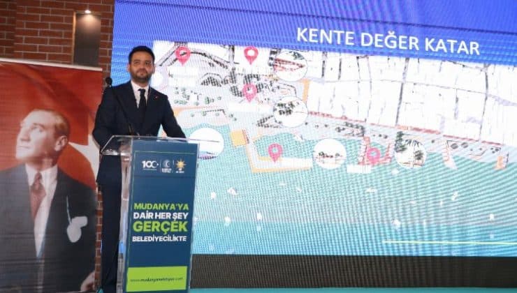 Cumhur İttifakı adayı Dinçer’in Mudanya projeleri tanıtıldı