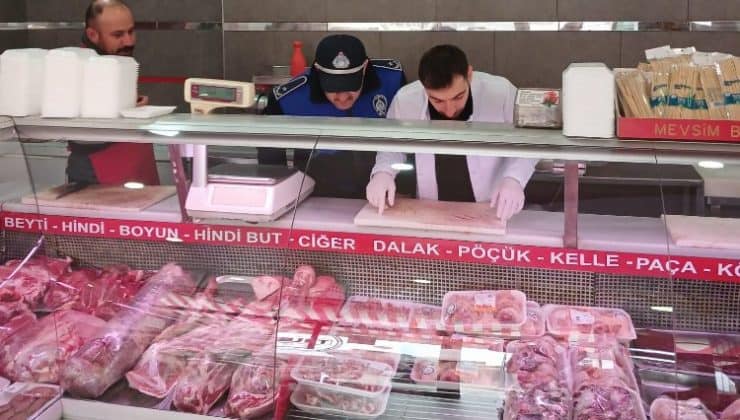 Gebze Zabıtası’ndan kasap denetimi