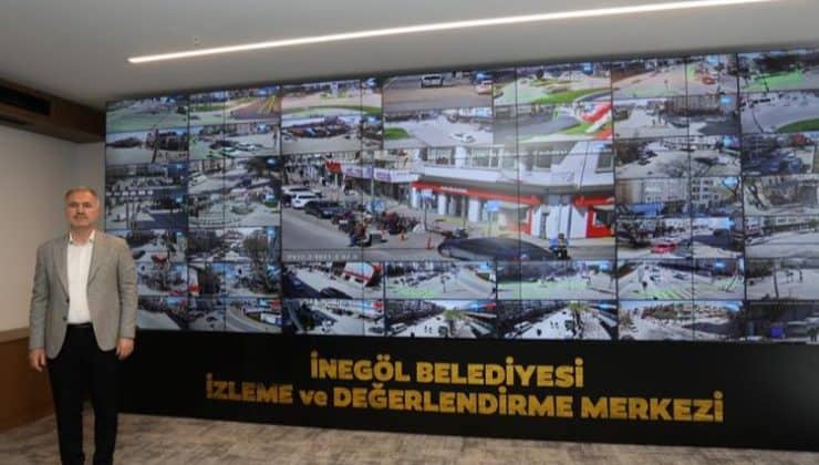 İnegöl’de olası olumsuzluklara ‘Akıllı Şehir’ önlemi