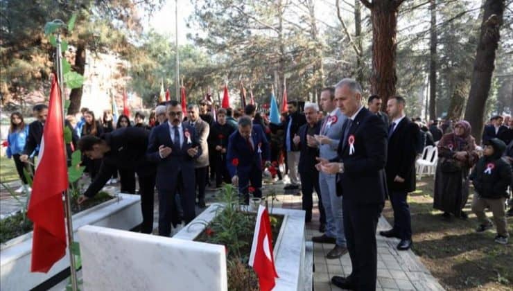 İnegöl’de şehitler törenlerle anıldı