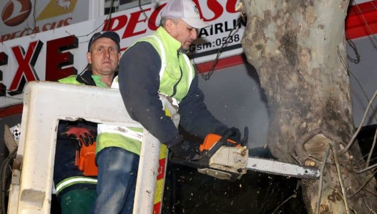 Sakarya’da gece mesaisi