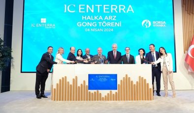Borsa İstanbul’da gong “IC Enterra Yenilenebilir Enerji” için çaldı