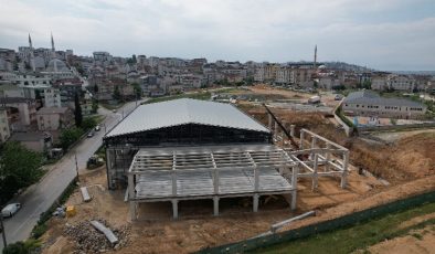 Çayırova’da kapalı spor salonu için çalışmalar sürüyor