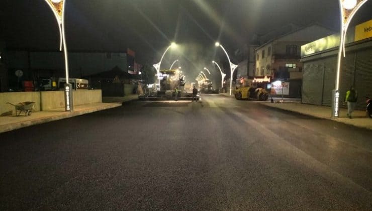 Kocaeli’de Kartepe Menderes Bulvarına yeni üstyapı