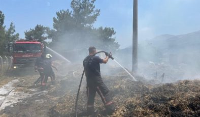 Manisa İtfaiyesi’nden samanlık yangınları uyarısı