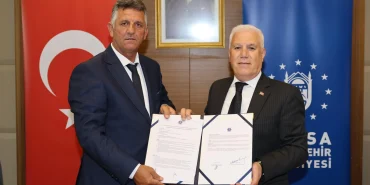 Bursalı üreticiye Büyükşehir'den ekipman desteği... Protokol imzalandı
